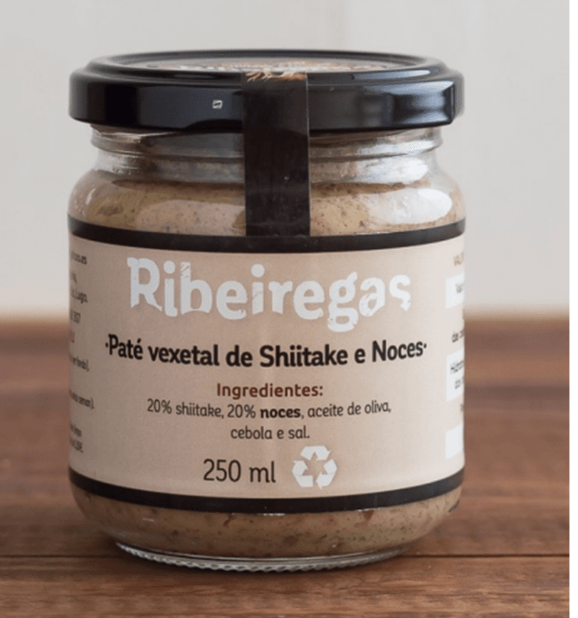 Paté de shiitake e noces Ribeiregas